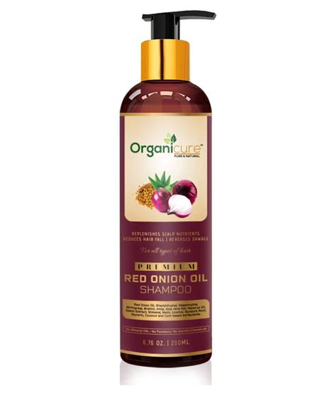 Can a shampoo really help grow your hair? Organicure Red Onion Shampoo For Hair Growth Hair fall ...