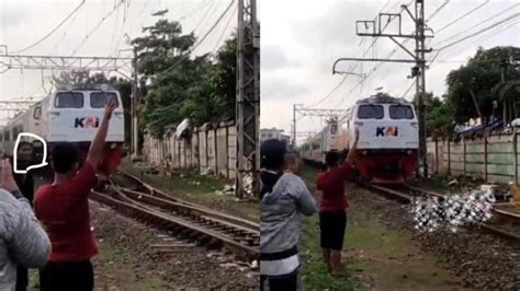 Viral Video Detik Detik Pria Terekam Bunuh Diri Di Rel Kereta Tiba Tiba Tidur Rebahan Dan