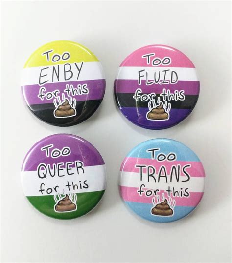 Lgbt Pride Pins Pride Buttons Lgbt Buttons Gay Bisexual Etsy