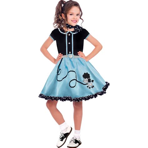 Suit Yourself At The Hop Poodle Skirt Halloween Costume For Girls With