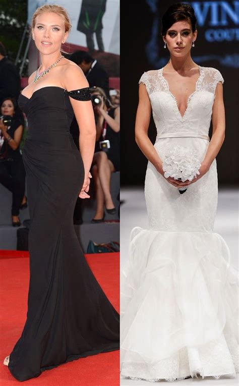 Scarlett Johansson Wedding Dress Photos