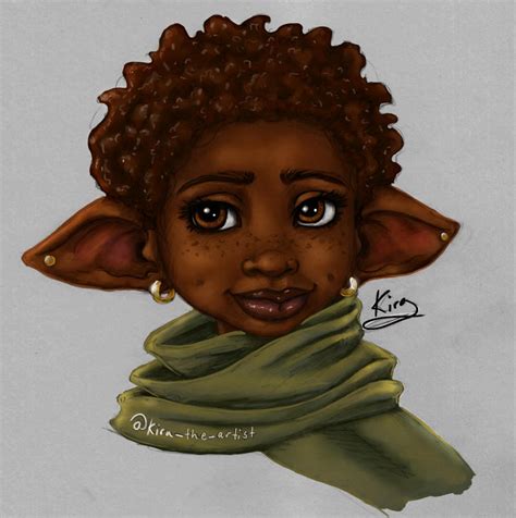 Cute Little Elf Girl By Kiratheartist Rebonyimagination