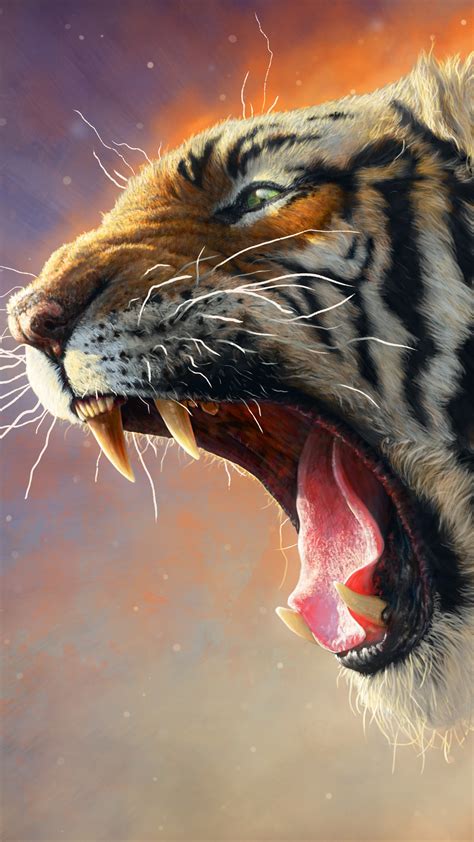 1080x1920 1080x1920 Tiger Hd Artwork Deviantart Animals For