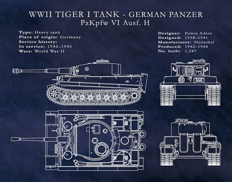 1942 German Panzer Tiger I Tank German Nazi Army Tank Wwii Military