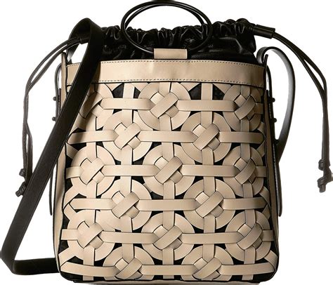 Buy THACKER Kenlee Bucket Bag Gardenia/Matte Black One Size at Amazon.in