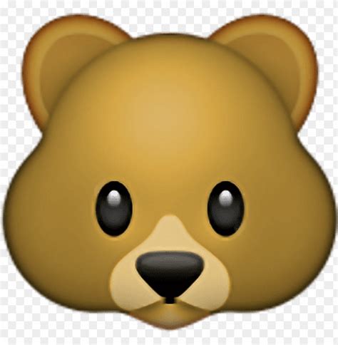 Free Download Hd Png Iphone Bear Emoji Png Transparent With Clear