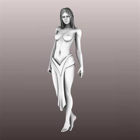 Файл STL Naked girl3D печатная модель для загрузки Cults