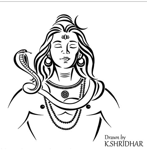Lord Shiva Easy Sketch Drawing For Beginners Step By Step Zohal