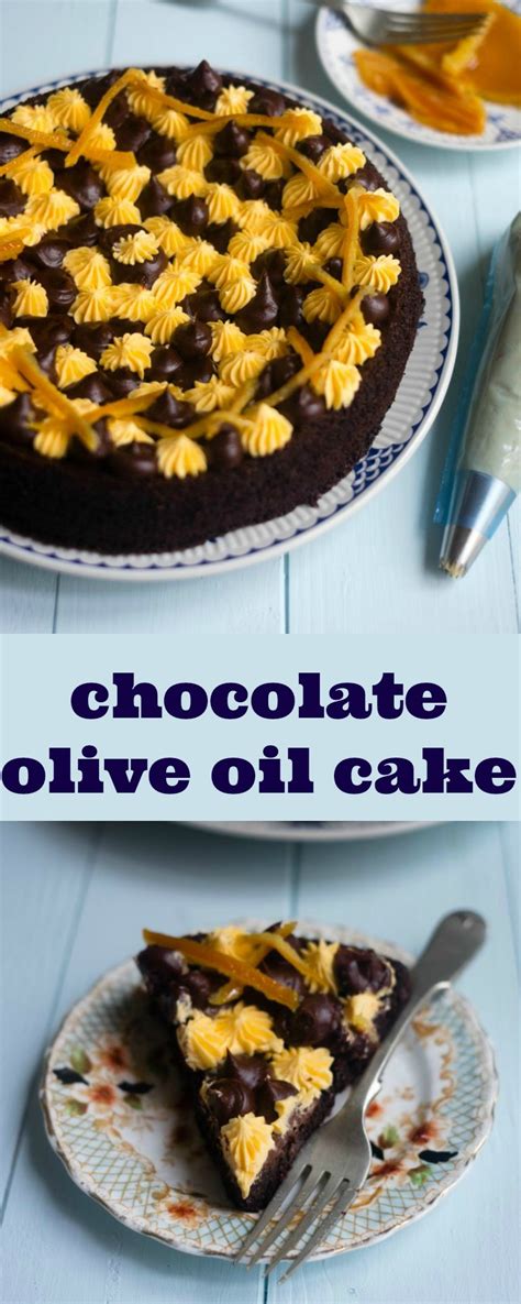 Grease a 22 or 23 cm/ 9inch springform tin with a little oil and line the base with baking parchment. Chocolate Olive Oil Cake | Patisserie Makes Perfect