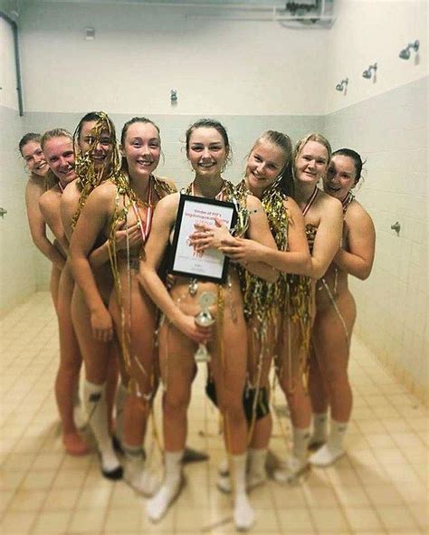 Danish Handball Team Celebrating Naked In The Nudes In Ohlympics The