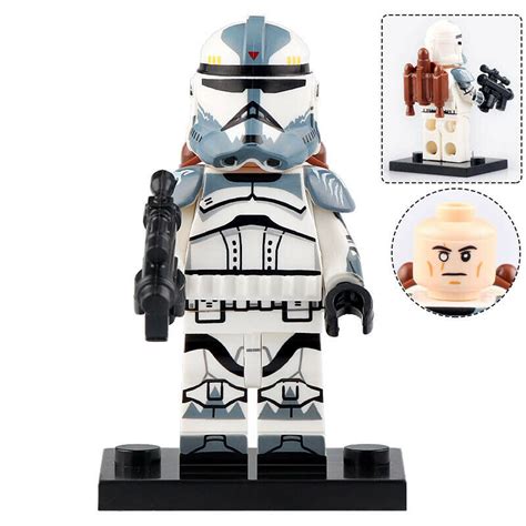 Clone Commander Wolffe Custom Star Wars Minifigure Minifigure Bricks