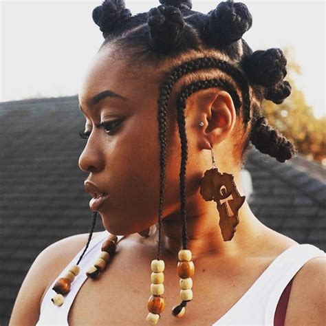 20 Beautiful Black Women Showing Us How To Rock Bantu Knots Anywhere Essence