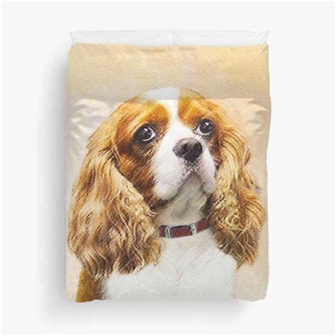 Cavalier King Charles Spaniel Duvet Cover For Sale By Alpendesigns