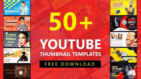 50 Youtube Thumbnail Templates Psd Free Download Billo 4 You Youtube