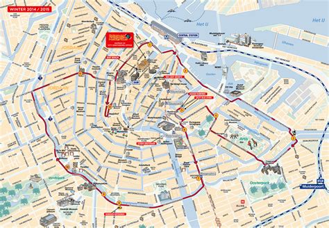 Amsterdam Attractions Map Free Pdf Tourist City Tours Map Amsterdam