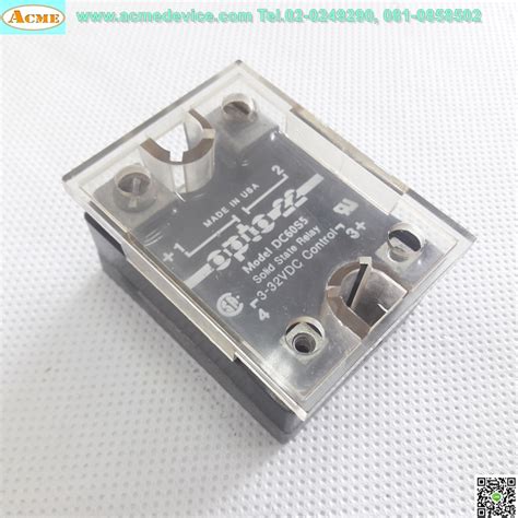 Solid State Relay Opto รุุ่น Dc60s5 Input 3 To 32 Vdc Output 60vdc