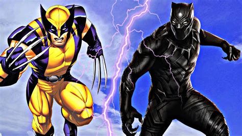 Wolverine Vs Black Panther Epic Battle Youtube