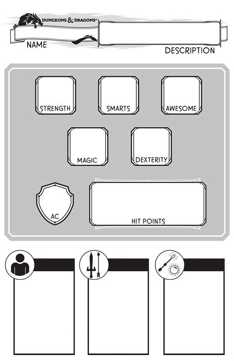 Simple Dnd Character Sheet