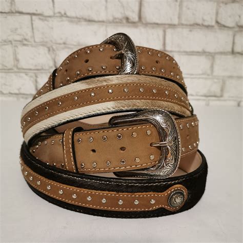 Western Belt Leather Belt Handmade Mens Belt Rodeo Etsy Western