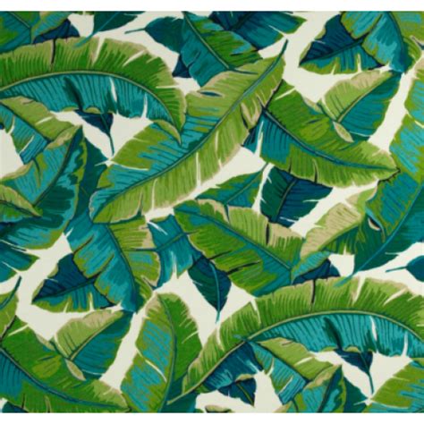 Resort Palm Leaf In Green Outdoor Fabric Po907 Outdoor Fabric Green
