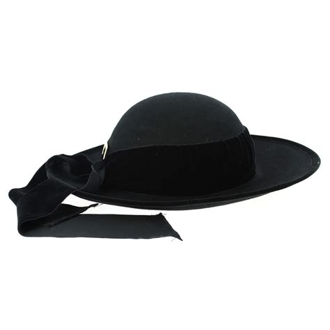 Black Breton Hat Traclet