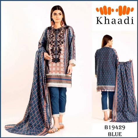 Brand Khaadi Vol20 Available In Lawn Dress Fabrics 3pc New Khaadi