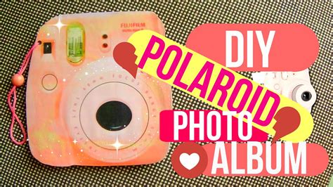 Diy Polaroid Photo Album Pink Polaroid Camera Inspired Dslr Guru