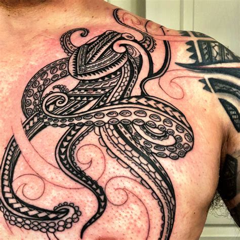 Maori Octopus Tattoo