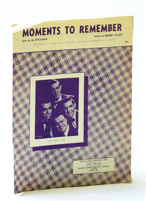 Moments To Remember Sheet Music For Piano And Voice With Ukulele