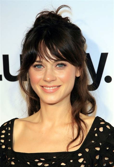 More Pics Of Zooey Deschanel Day Dress Zooey Pony Haar