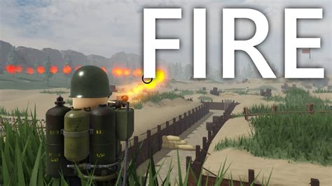 Flamethrower In Roblox D Day Youtube