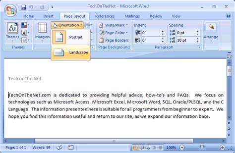 How To Change Portrait To Landscape In Word For One Page You Might