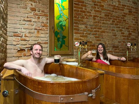 Going To A Beer Spa In Prague What It S Really Like