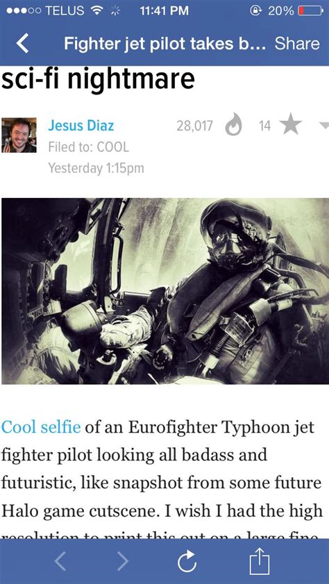 This Is One Awesome Badass Selfie Taken By A Eurofighter Typhoon Jet
