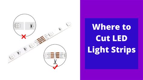 Can You Cut Led Light Strips Lighthax