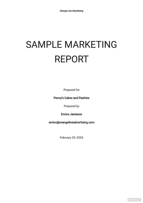 16 Free Marketing Report Templates Edit And Download