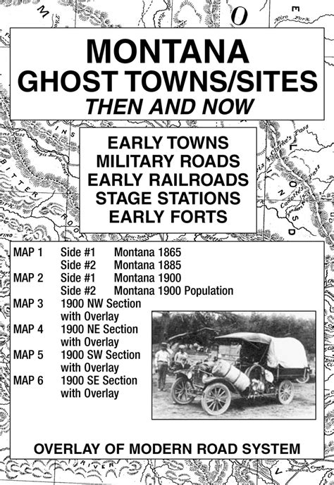 Montana Ghost Townssites Then And Now 1872 Historical Maps Online