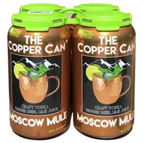 The Copper Can Moscow Mule 4 Pack Water Street Wines And Spirits