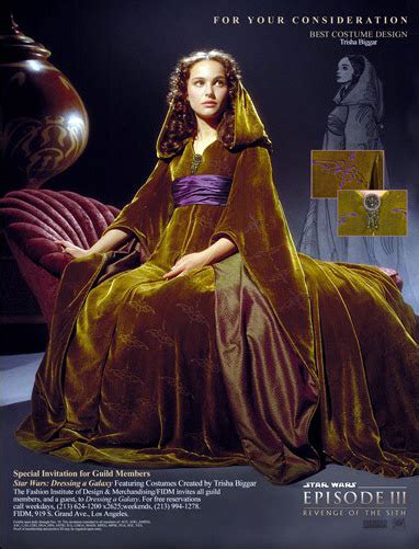 A Lightsaber And A Script Revenge Of The Sith Padmé Outfits