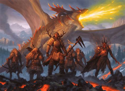 Atarkas Command Mtg Art From Dragons Of Tarkir Set By Chris Rahn Art
