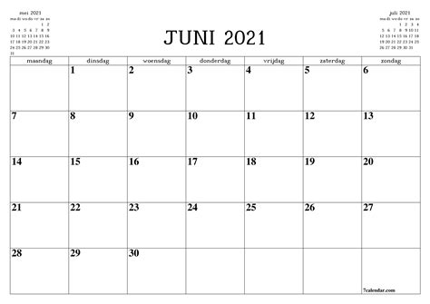 Grote keuze gratis kalenders 2021. Gratis afdrukbare lege maandelijkse kalender en planner ...