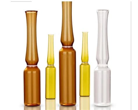 Neutral Borosilicate Clear Amber Glass Ampoule Type I Vial Ampule For Injection China Glass