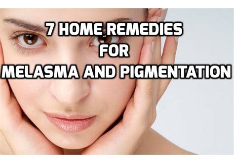 7 Home Remedies For Fighting Melasma And Pigmentation Anti Aging