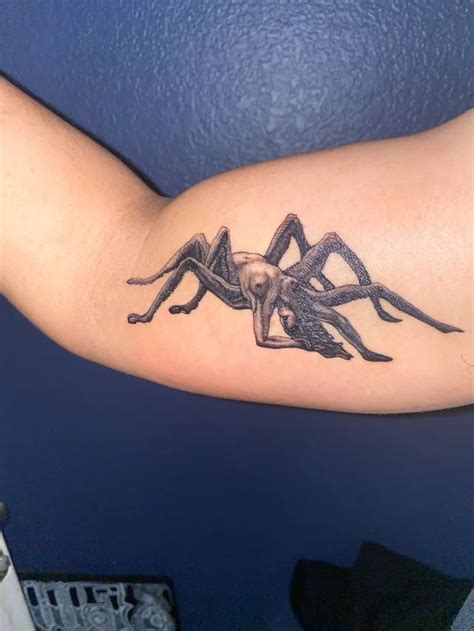 Gustave Dorés Arachne My First Tat Done By Tyler Hole In The Wall