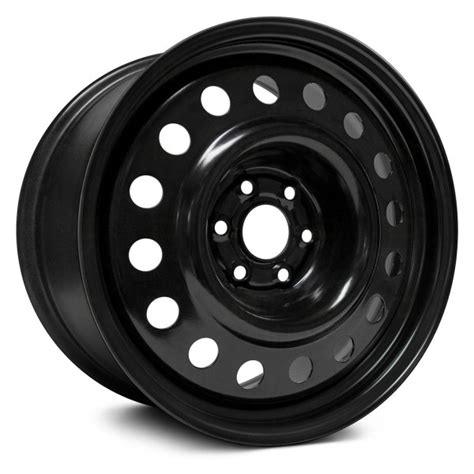 Rt 18 Steel Wheel 6 Lug X48620 Wheels Black Rims
