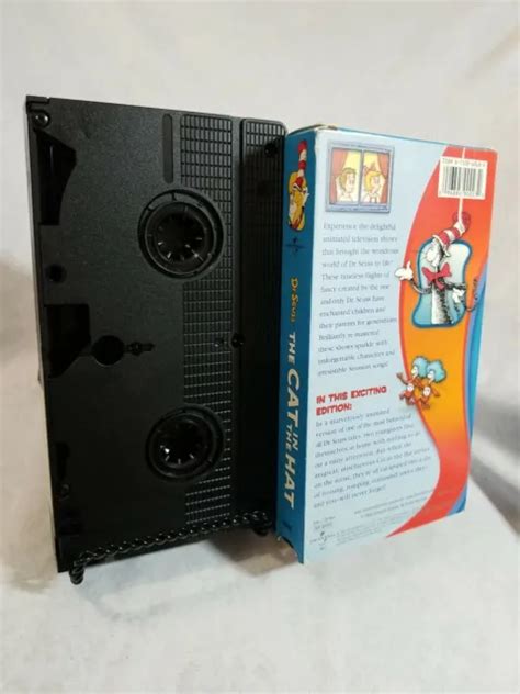 DR SEUSS The Cat In The Hat VHS 2001 Animated Sing Along Classic