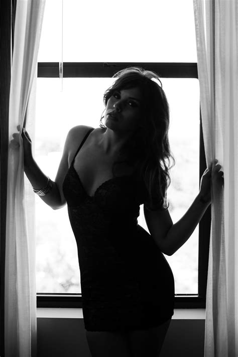 Silhouette Window Boudoir Black Dress Little Black Dress Fashion