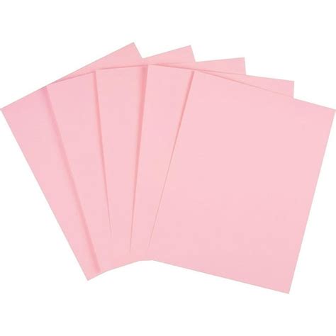 Staples Pastel Colored Copy Paper 8 12 X 11 Pink 500ream 14779