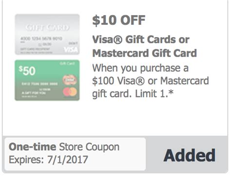 We did not find results for: Safeway/Vons: $10 off $100 Visa/Mastercard Gift Card [Randall's, Albertson's, Tom Thumb ...