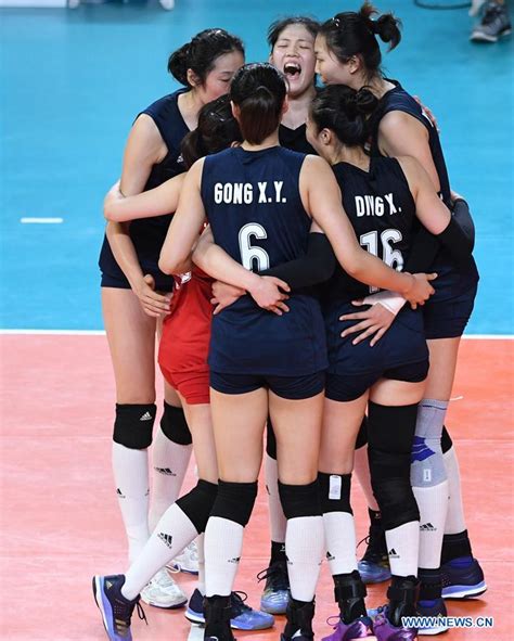 China Beats Thailand 3 0 To Claim Women S Volleyball Crown In Asiad Xinhua English News Cn